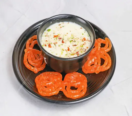 Jalebi +rabri.