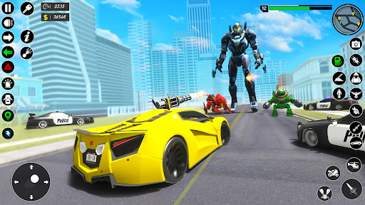 Screenshot Flying Robot Car Transform