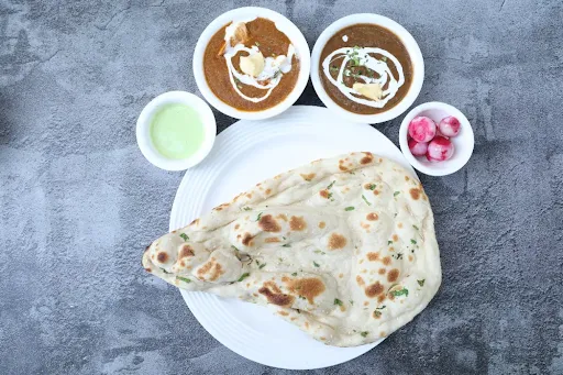 Stuffed Naan Thali