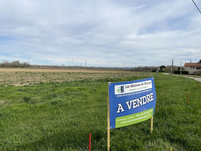 Vente terrain à batir  858 m² à Sablons (38550), 90 000 €