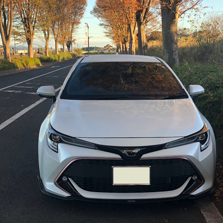 カローラスポーツのいいね＆フォロー＆コメントありがとうございます・朝カツ・朝日と愛車・紅葉も見納め🍁・11月もよろしくお願いしますに関するカスタム事例の投稿画像2枚目