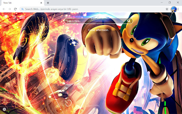 Mario VS Sonic Olympic HD Wallpapers New Tab