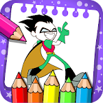 Cover Image of ดาวน์โหลด Teen Coloring Titans Go game 1.0.1 APK