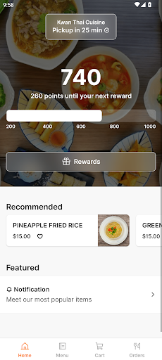 Screenshot Kwan Thai Cuisine WA