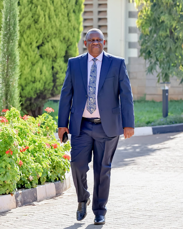 Mining Cabinet Secretary Salim Mvurya after the joint cabinet committee meeting at DP Rigathi Gachagua Karen residence on March 12, 2024.