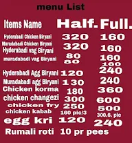 Shahi Muradabadi Chicken Corner menu 1