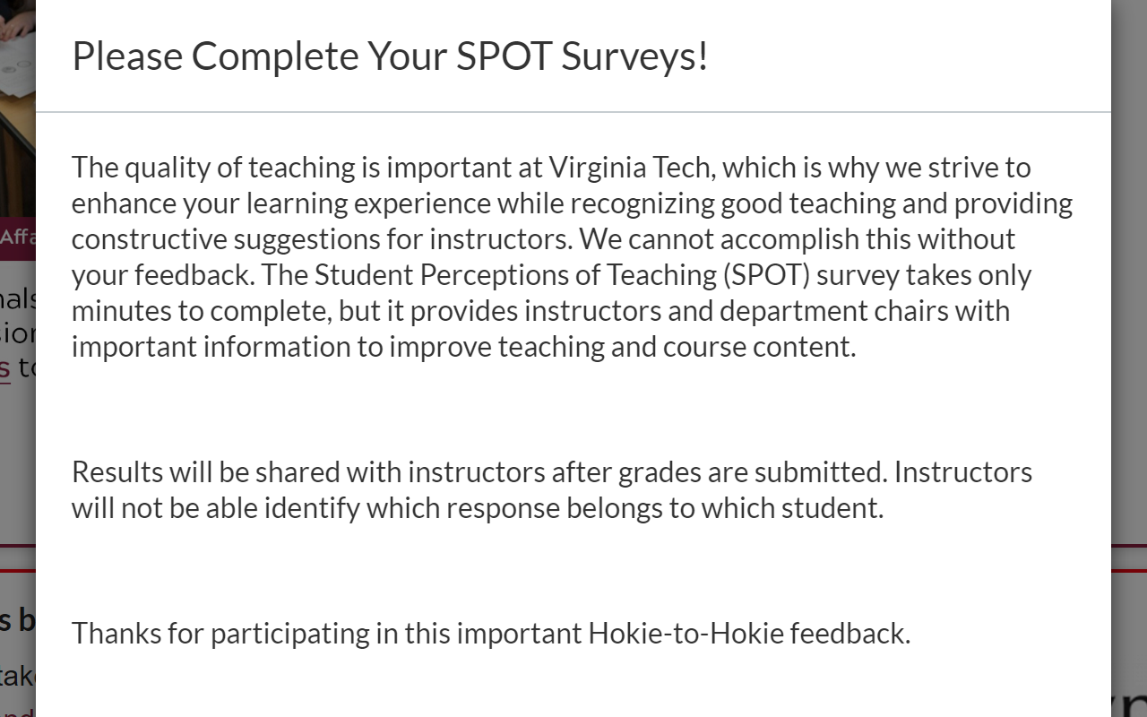 SPOT Survey Blocker Preview image 1