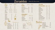 Zorambo menu 2