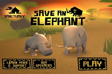 Save an Elephant banner