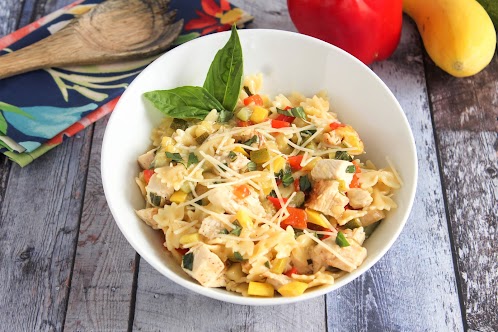 Chicken and Pasta With Summer Vegetables