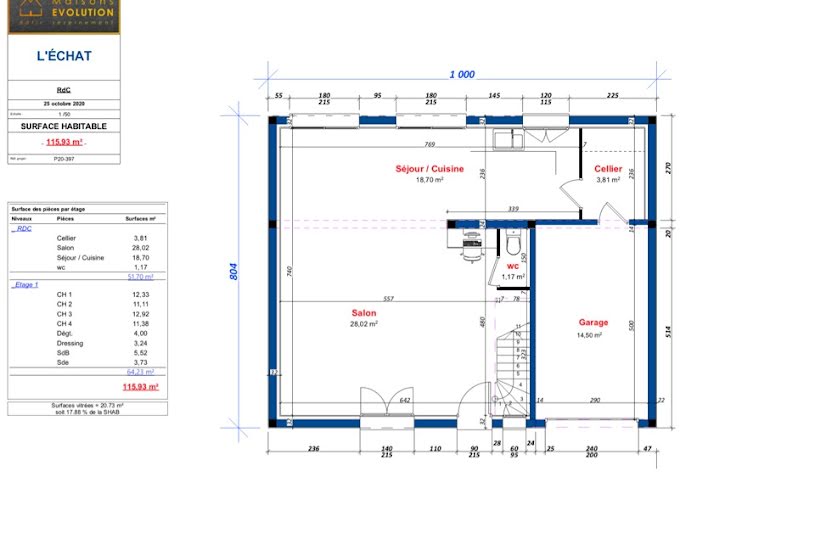  Vente Terrain + Maison - Terrain : 258m² - Maison : 115m² à Villebon-sur-Yvette (91940) 