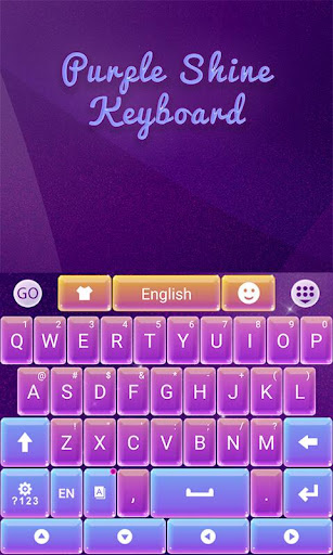 Purple Shine GO Keyboard Theme