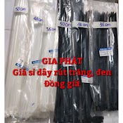 Giá Sỉ] Dây Rút Nhựa Trắng, Đen 35Cm, 40Cm, 50Cm