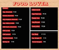 Food Lover menu 1