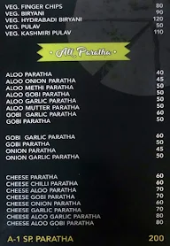 A1 Paratha menu 7