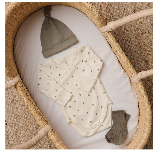 Title 18, Baby Cotton Diagonal Open Button Triangle Climb...