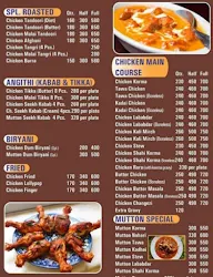 Happy Punjab menu 1