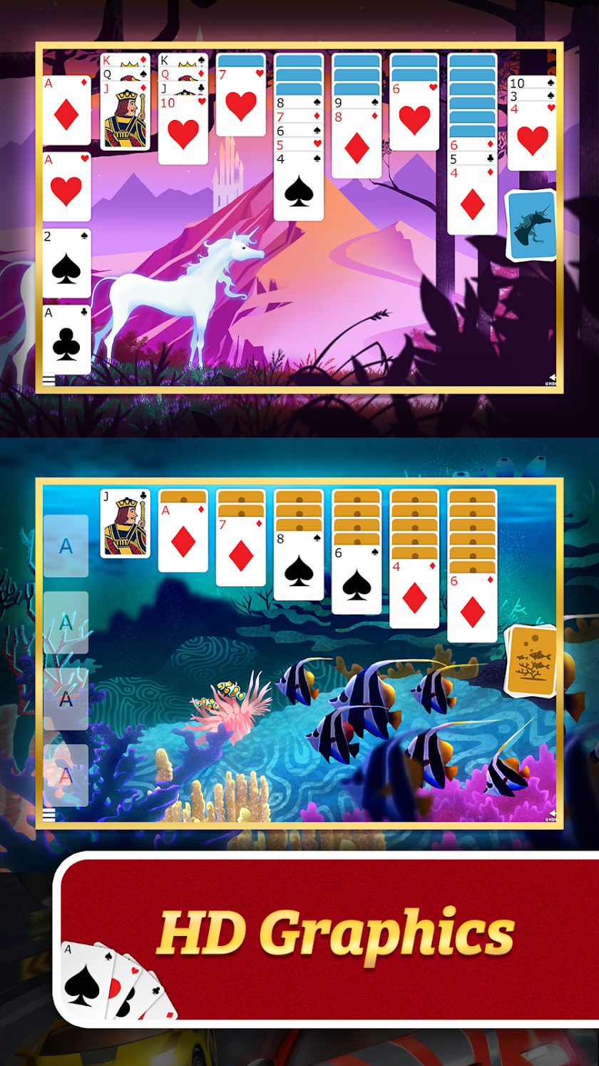 Solitaire with Themes Screen 2
