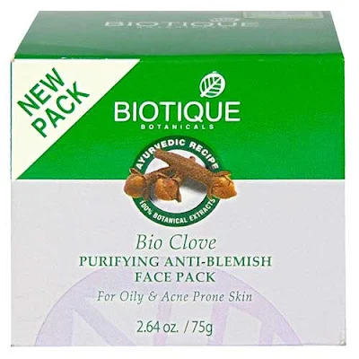 Biotique Bio Clove - Purifying Anti-Blemish Face Pack For Oily & Acne Prone Skin