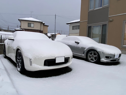 フェアレディz Z34の雪と愛車 雪道を求めて 最強寒波到来 車高アップ ホワイトレターに関するカスタム メンテナンスの投稿画像 車 のカスタム情報はcartune