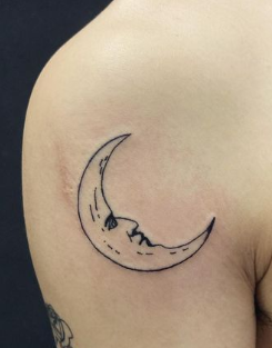 Sleepy Half Moon