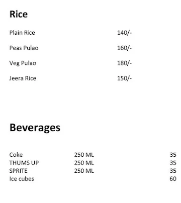 Moolchand Mashoor Parathas menu 