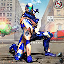 Flying Robot Police Hero Battle 1.2 APK Herunterladen