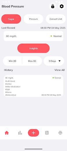 Screenshot BP Monitor Pro