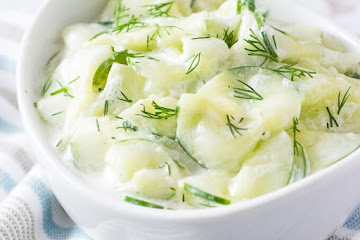 German Cucumber Salad - Gurkensalat