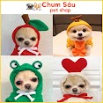 Áo Cho Chó, Áo Chó Mèo, Áo Hoodie Hình Trái Cây Dành Cho Thú Cưng