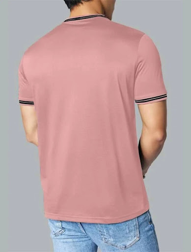 Title 6, Color Block Round Neck 3D Short Sleeved Tee Com...