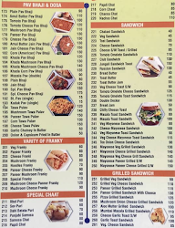 Shukla Treat Veg menu 4