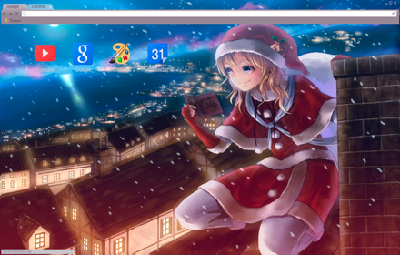 Cute christmas girl theme 1920x1080 small promo image