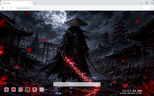 Ronin – Blade of the Crimson Storm Live Wallpaper screenshot 2
