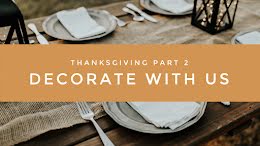 Decorate with Us - Thanksgiving item