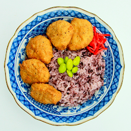 Tofu Nugget Rice Meal(Vegan)