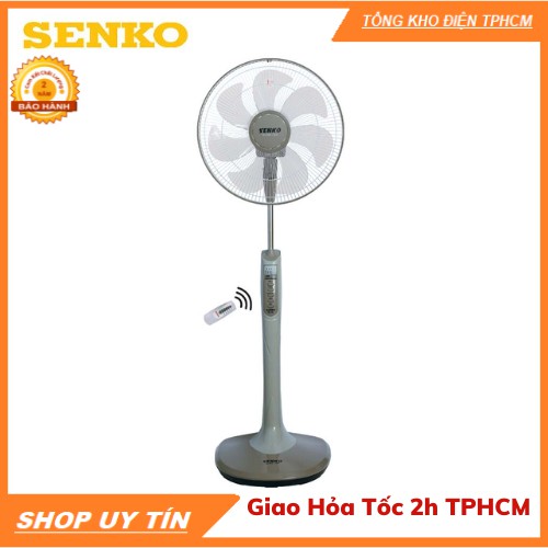 [Freeship Giảm 20K Cho Đơn 599K] Quạt Đứng Có Remote Điều Khiển Từ Xa Senko Dr1608 - Bảo Hành 2 Năm