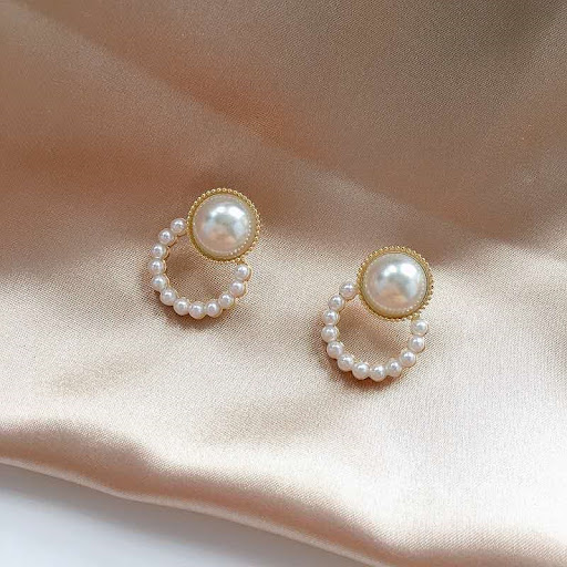 Title 2, Retro Temperament Pearl Earrings High Sense, el...