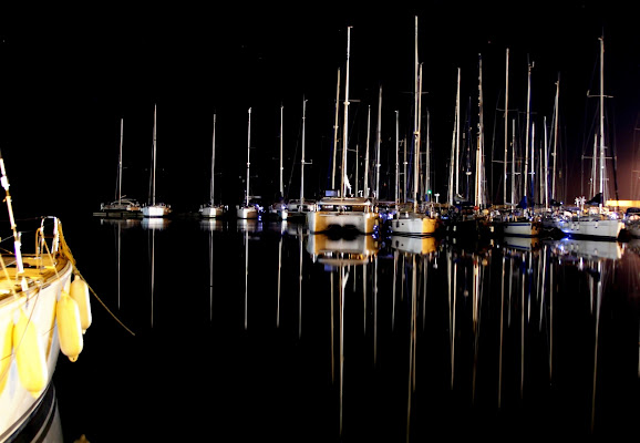 barche in porto di Gero