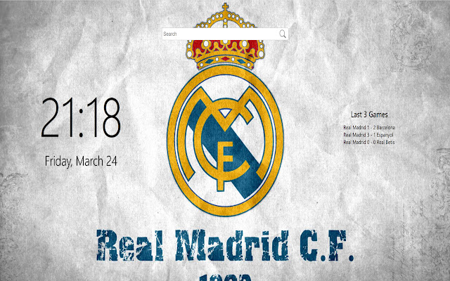 Real Madrid New Tab