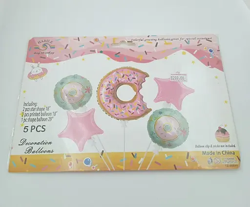 Donut Theme Foil Balloon