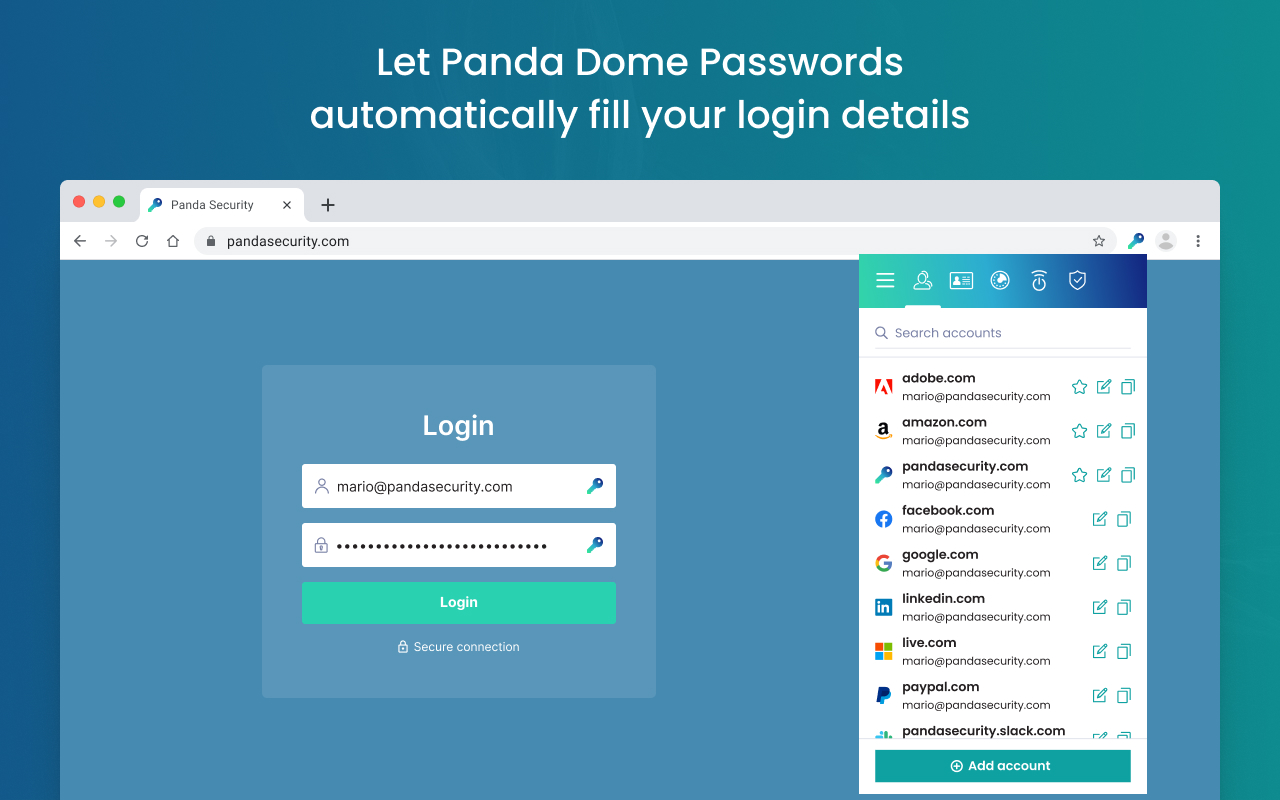 Panda Dome Passwords Preview image 5