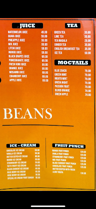 Black Beans Cafe menu 1