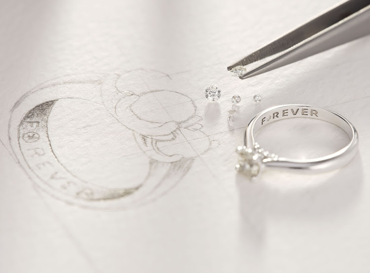 Each piece in Sterns' Forever Diamonds collection is inscribed with the word 'forever' embellished with a hidden diamond.