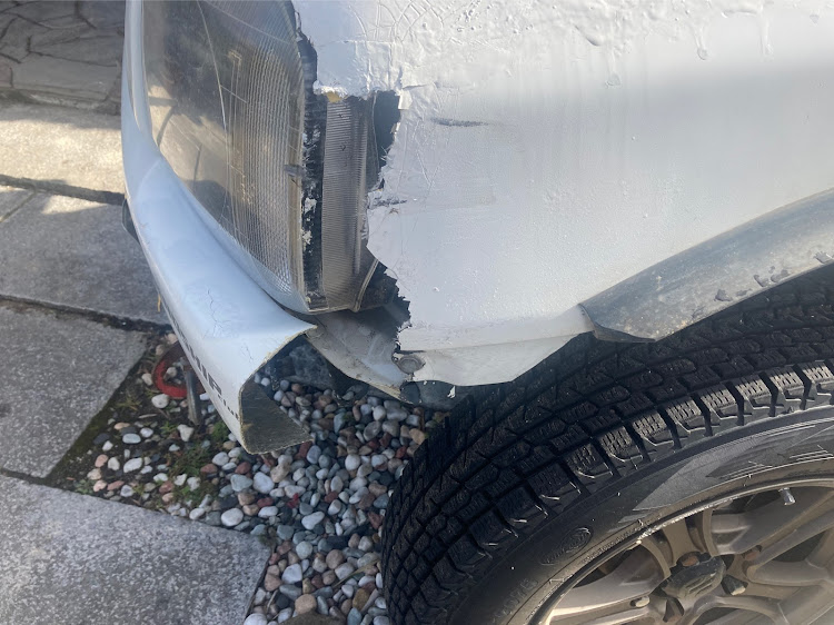 ジムニーのジムニーのある生活・当て逃げダメ！絶対！に関するカスタム事例の投稿画像1枚目