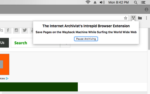 The Internet Archivist's Intrepid Extension