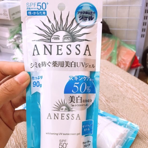 Kem Chống Nắng Shiseido Anessa Whitening Uv Sunscreen Gel Spf50+ 90G