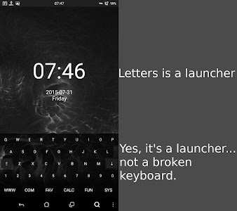 Letters Launcher screenshot 0