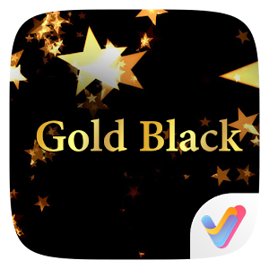 Download Gold Black VLauncher Theme For PC Windows and Mac