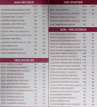 Hotel Gajara menu 3